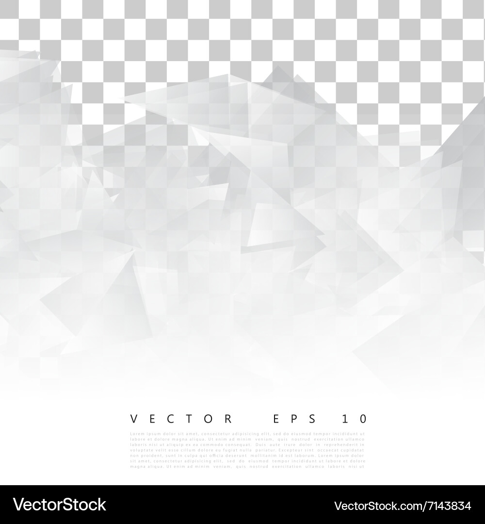 Abstract geometric shape from gray triangle vector image