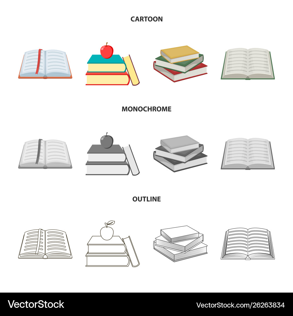 Design library and textbook icon Vector Image