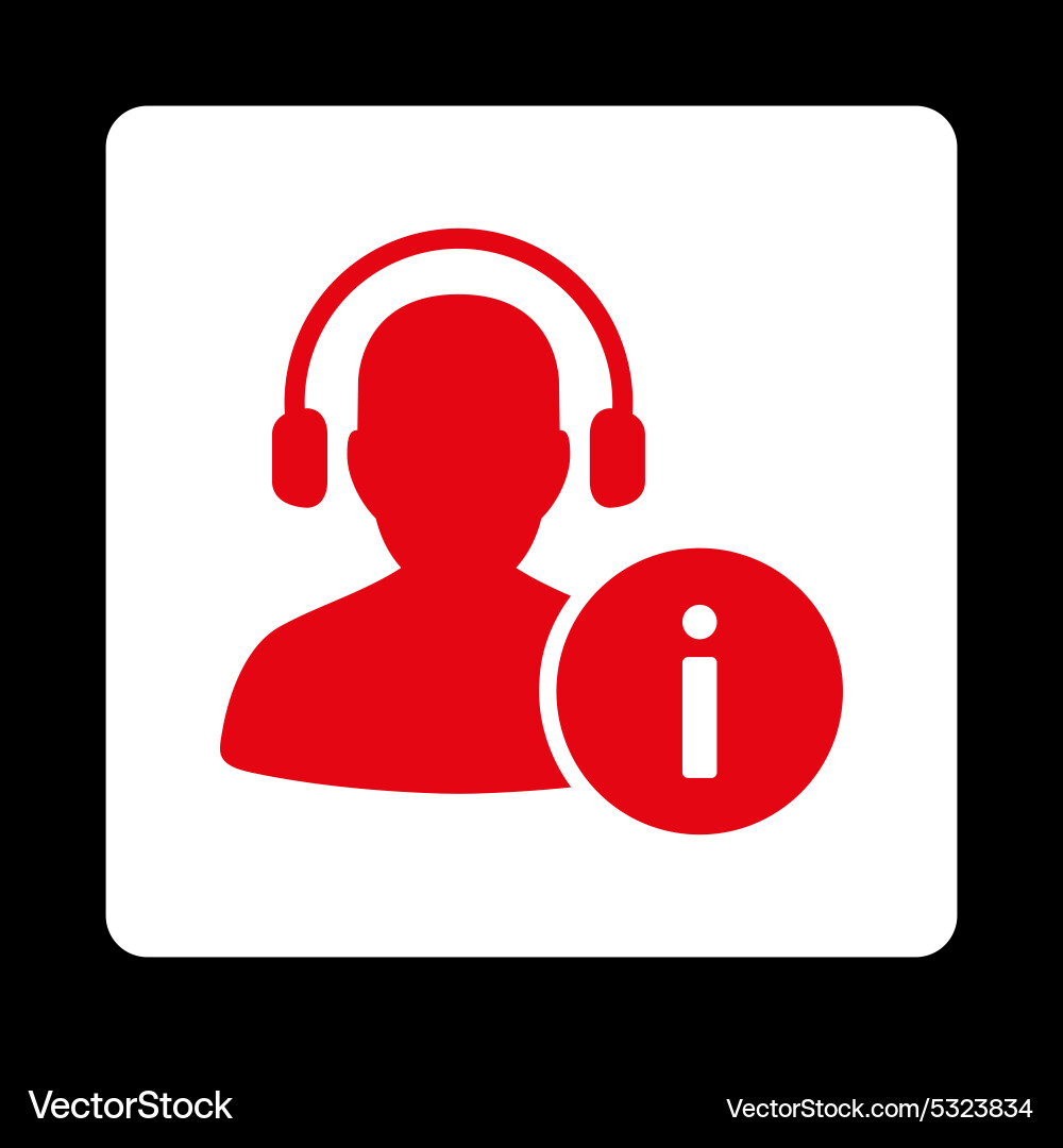 Help desk icon from commerce buttons overcolor set Vector Image