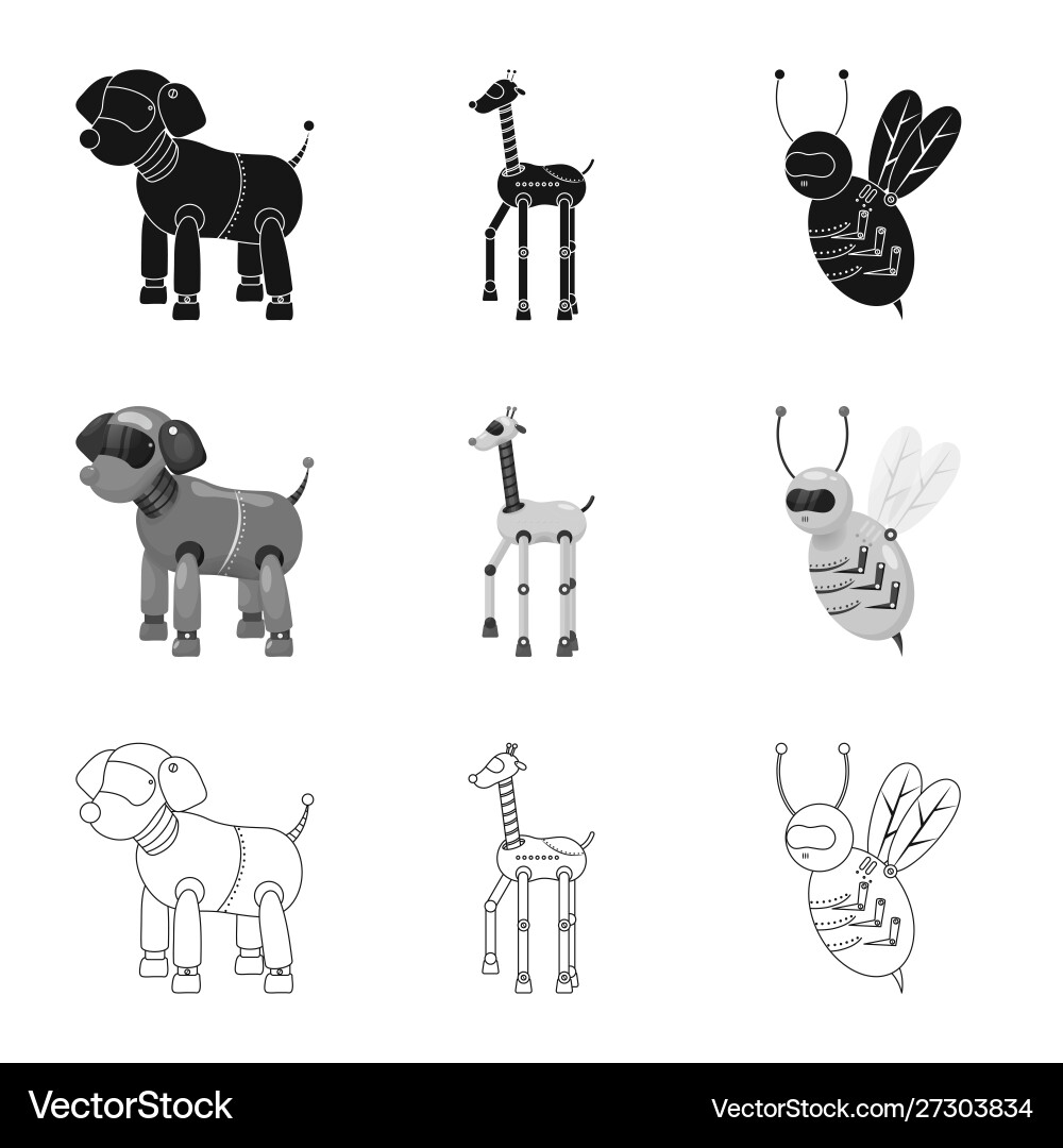 Isolated object toy and science symbol Isolated object toy and science symbol vector image