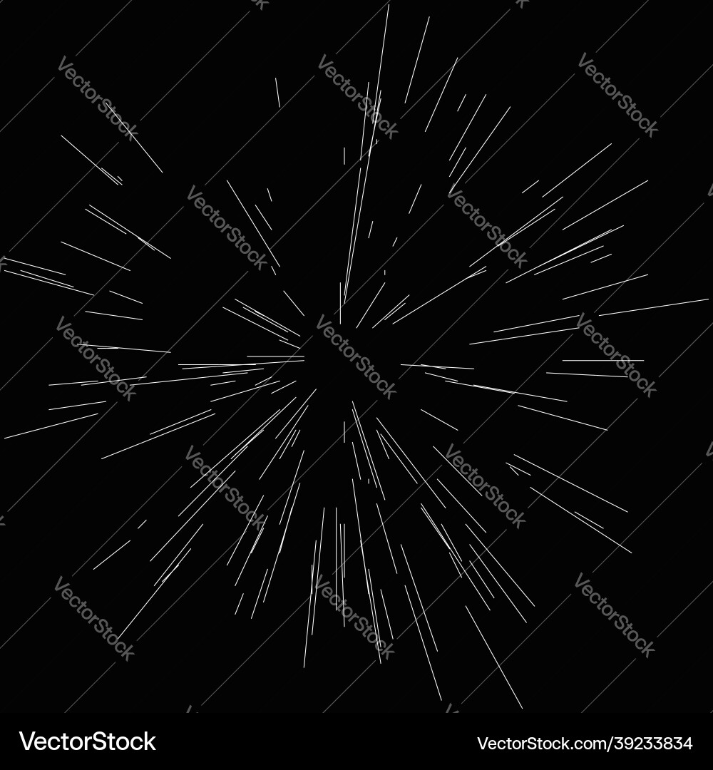 Radial radiating dynamic rays beams lines vector image