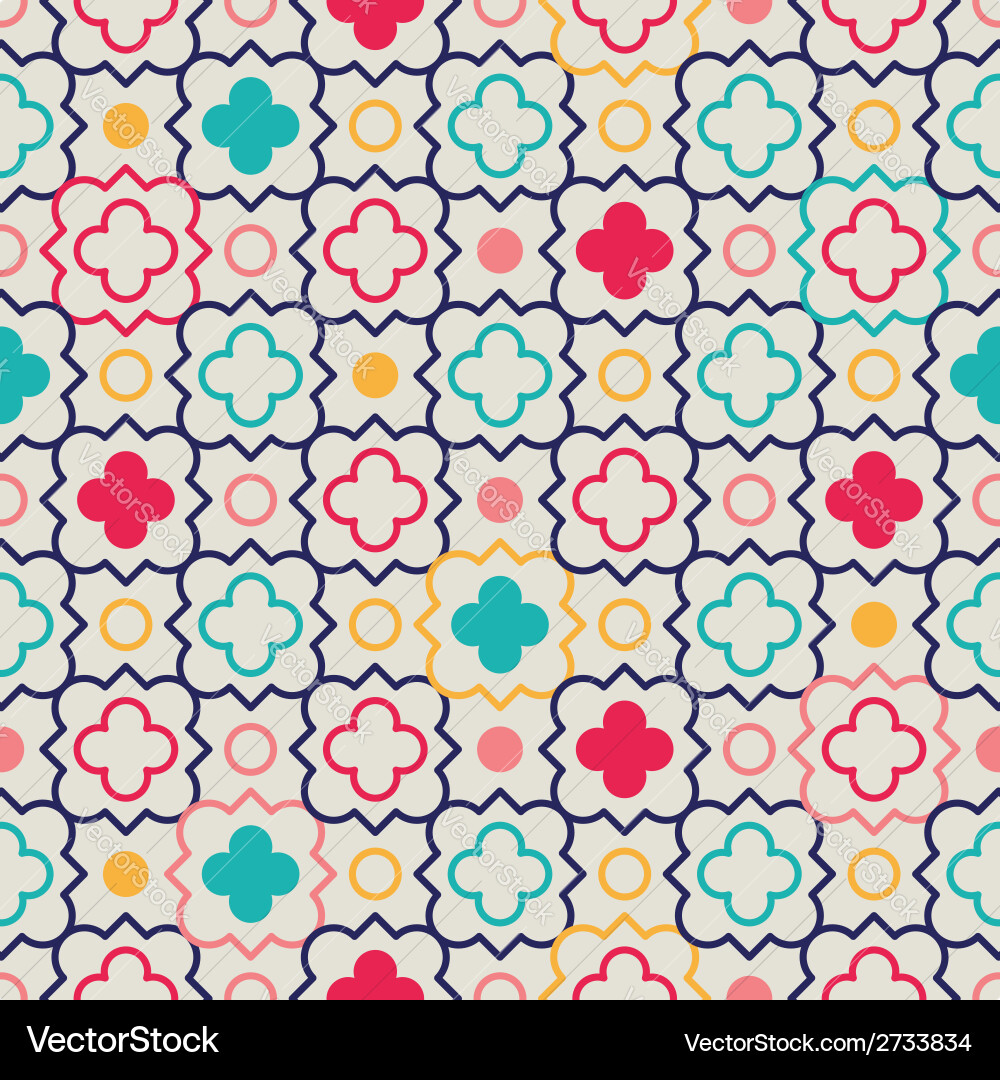 Tangled lattice pattern Vector Image