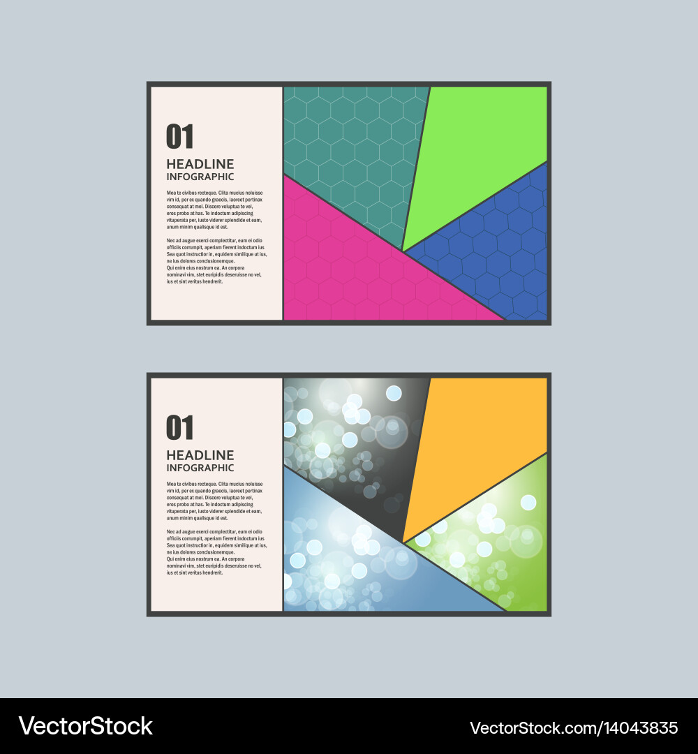 Geometric triangular design style vector image