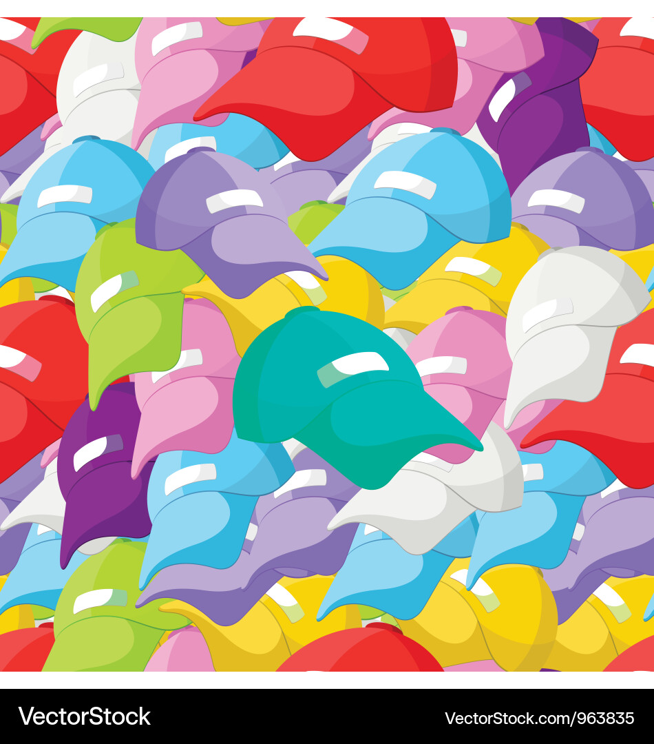 Hats seamless pattern Vector Image