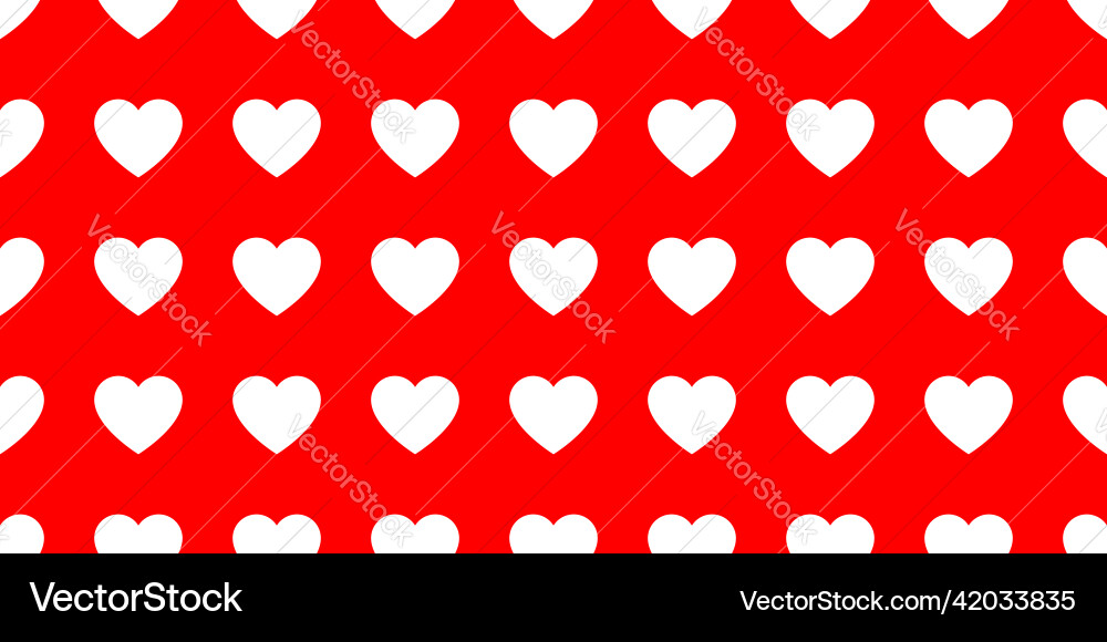 Seamless repeatable heart shape icon pattern Seamless repeatable heart shape icon pattern Vector Image