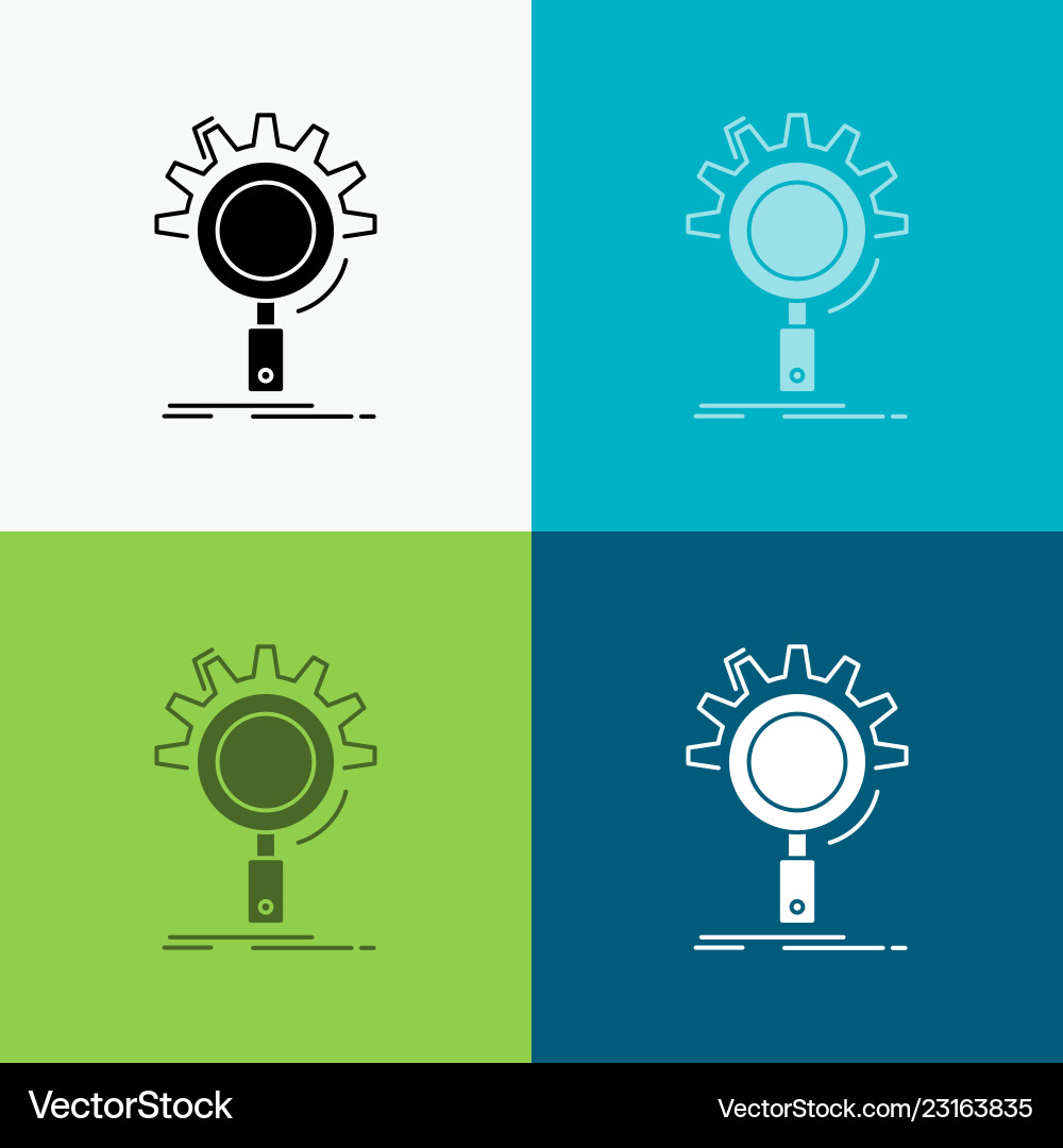 Seo search optimization process setting icon over Seo search optimization process setting icon over vector image