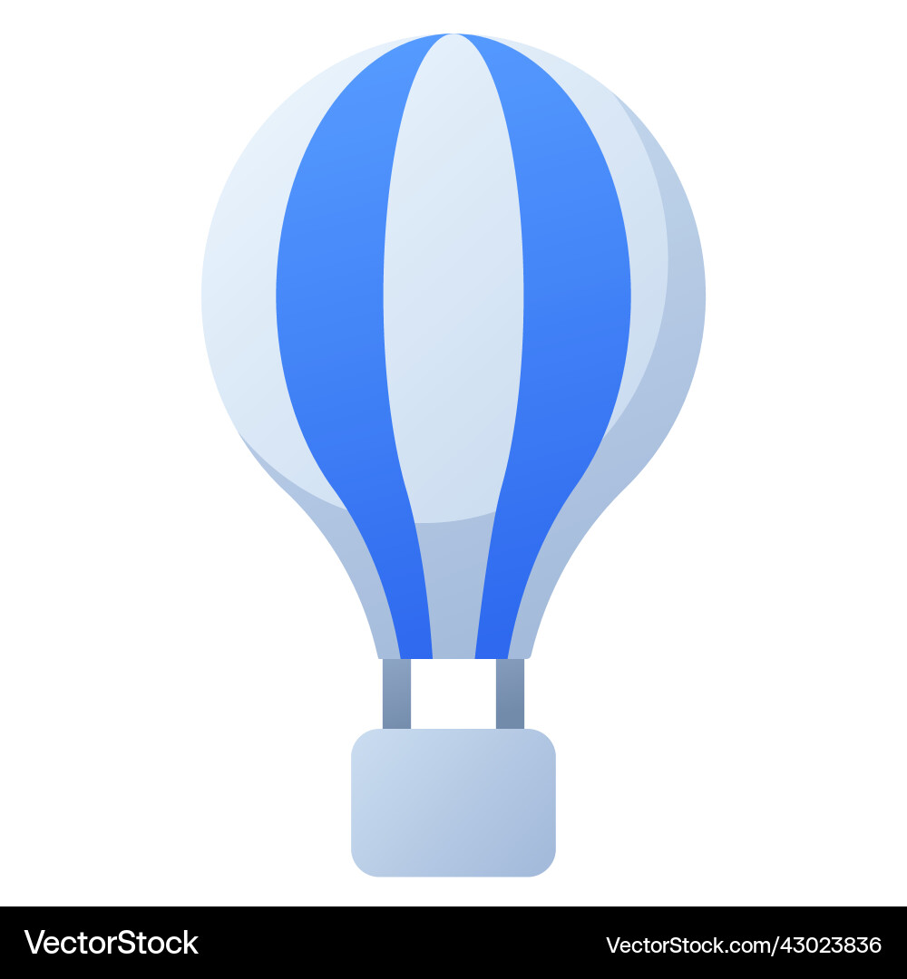 Balloon empty state single isolated icon vector image