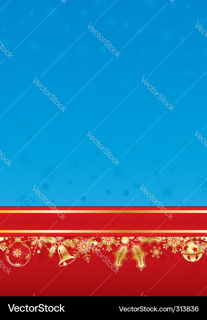 Christmas Frame Decoration Vector Image