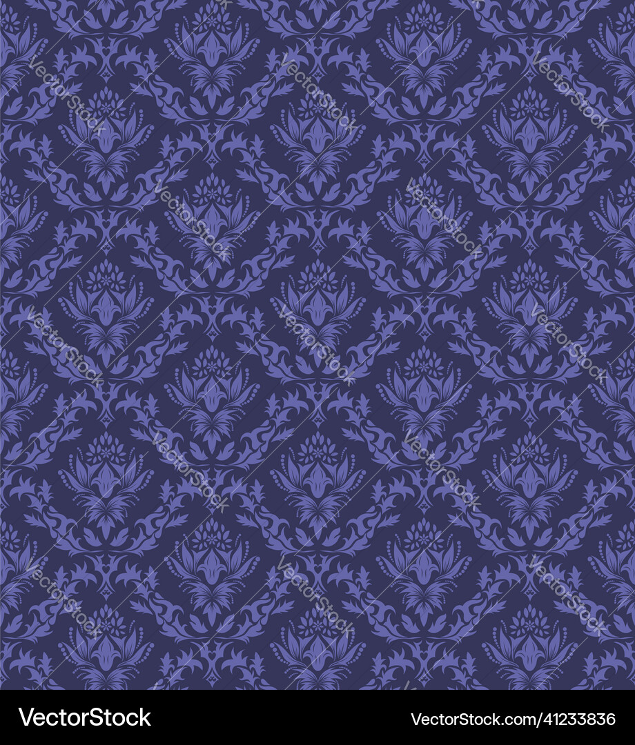 Damask seamless pattern Damask seamless pattern vector image