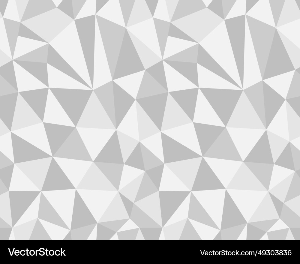 Triangular geometric abstract seamless pattern vector image