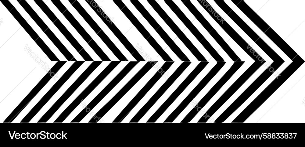 Abstract chevron arrow pattern with parallel Vector Image