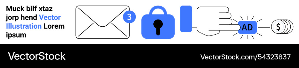 Digital communication security elements including Digital communication security elements including vector image