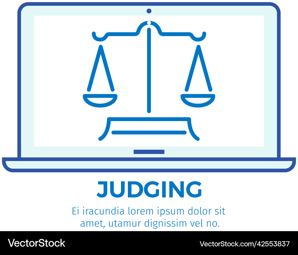 Mass balance scales symbol of law and justice Mass balance scales symbol of law and justice vector image