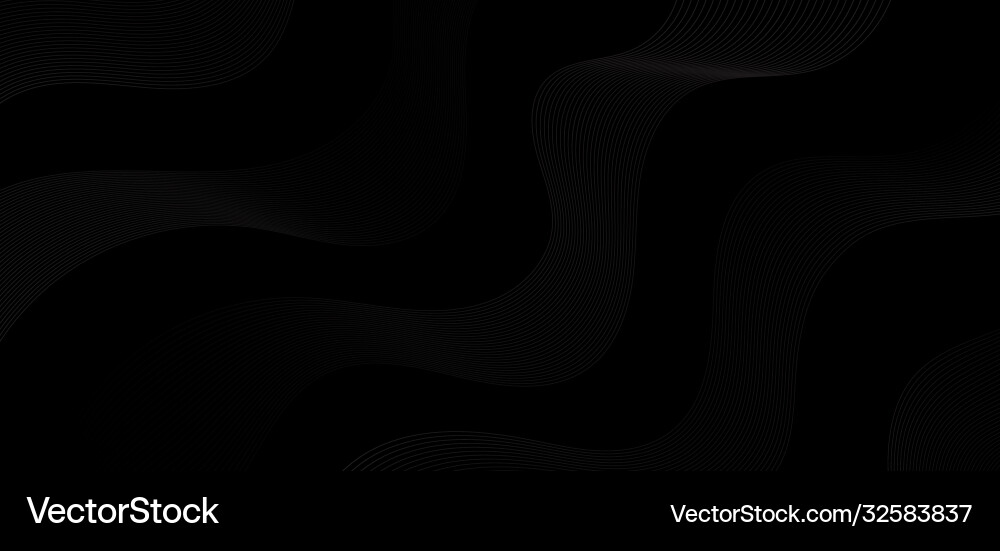 Modern line pattern wave design dark background Modern line pattern wave design dark background vector image