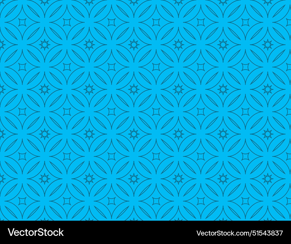 Seamless pattern design with different shapes vector image