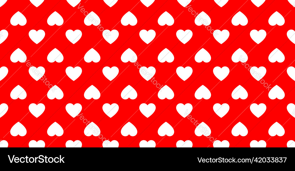 Seamless repeatable heart shape icon pattern Seamless repeatable heart shape icon pattern Vector Image