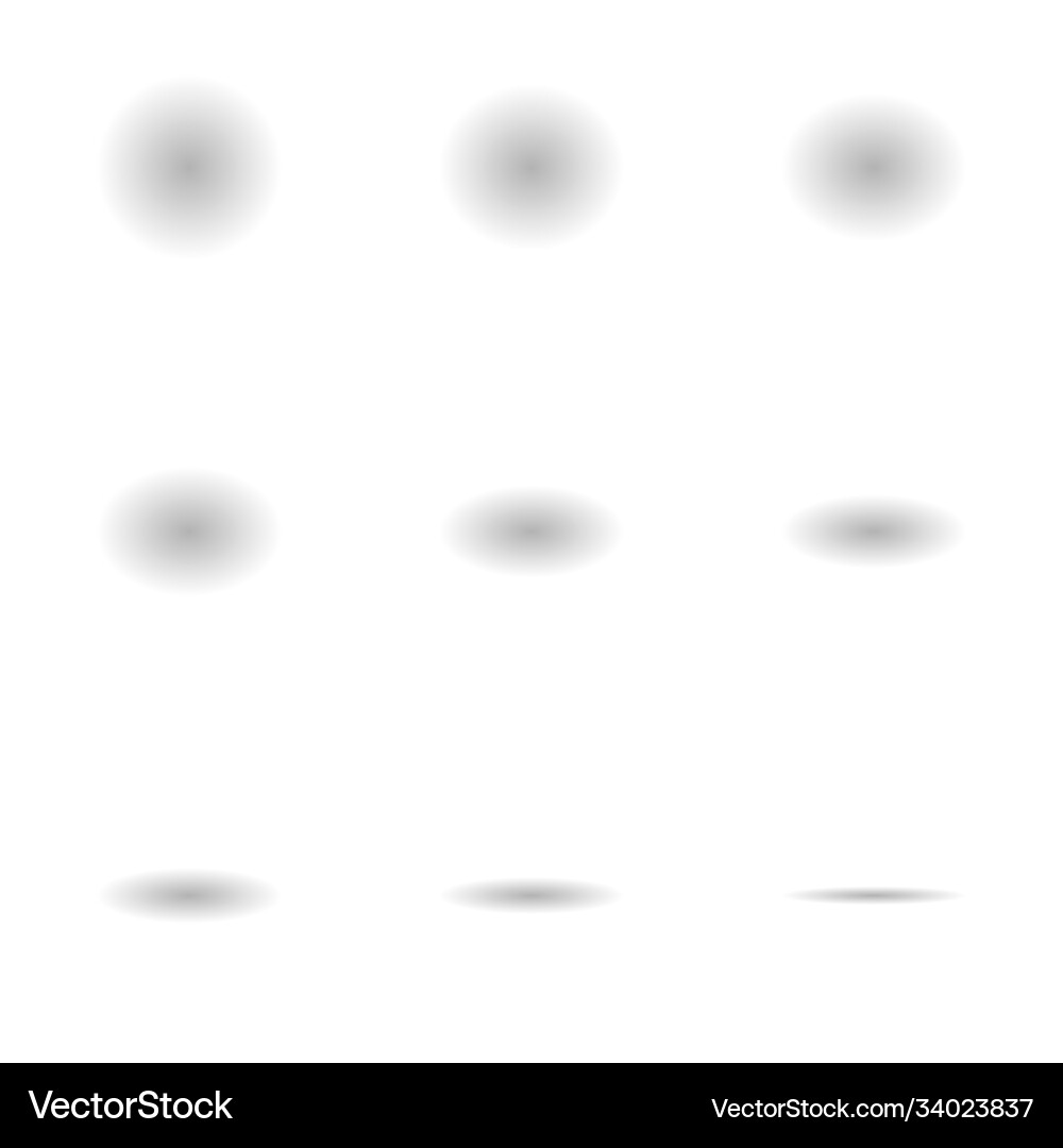 Set shadow effect web design icon collection Set shadow effect web design icon collection vector image