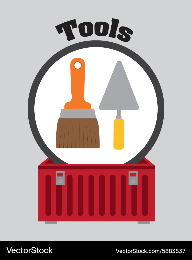 Tools design vector image