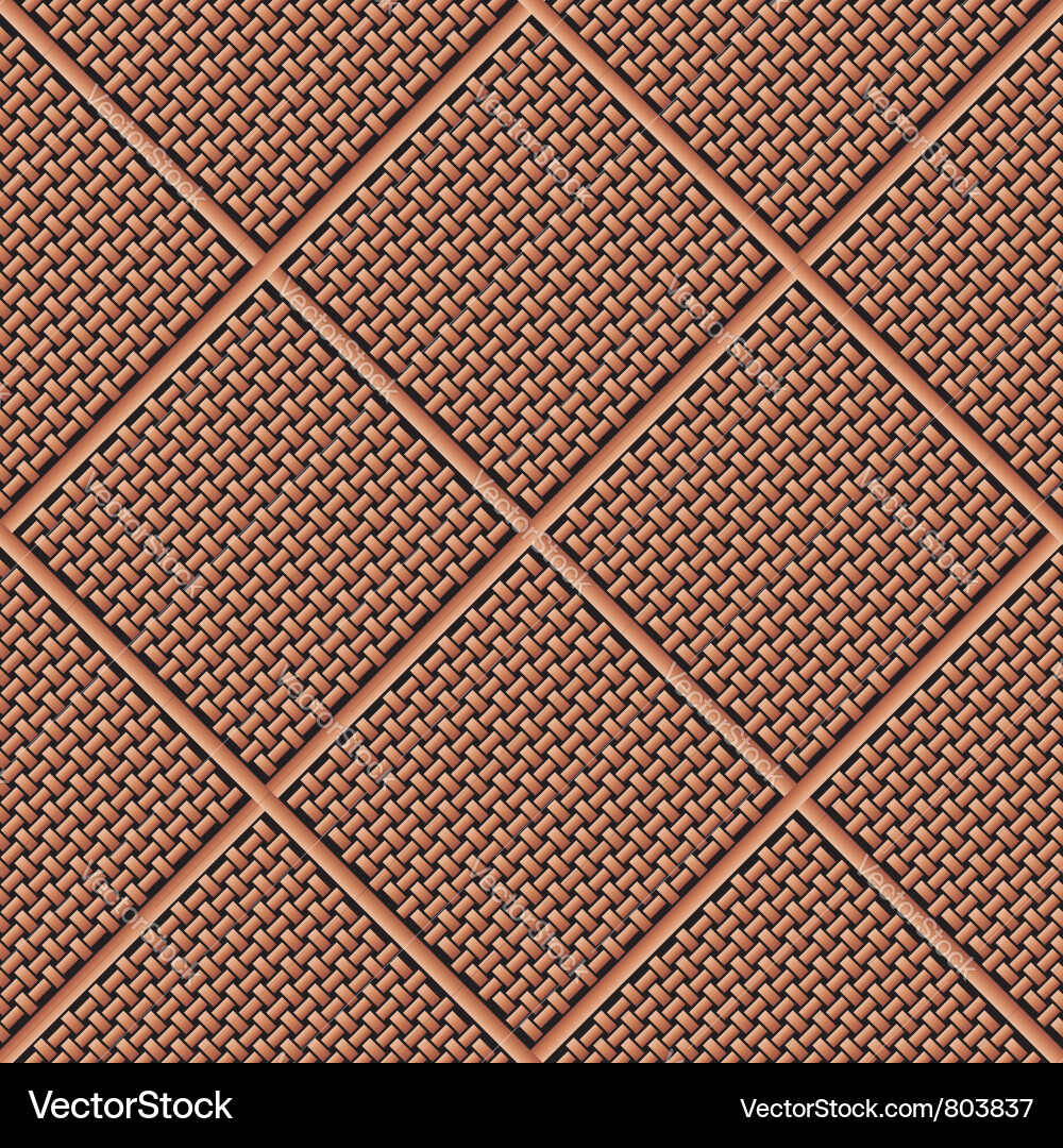 Weaved traditional wooden pattern Vector Image
