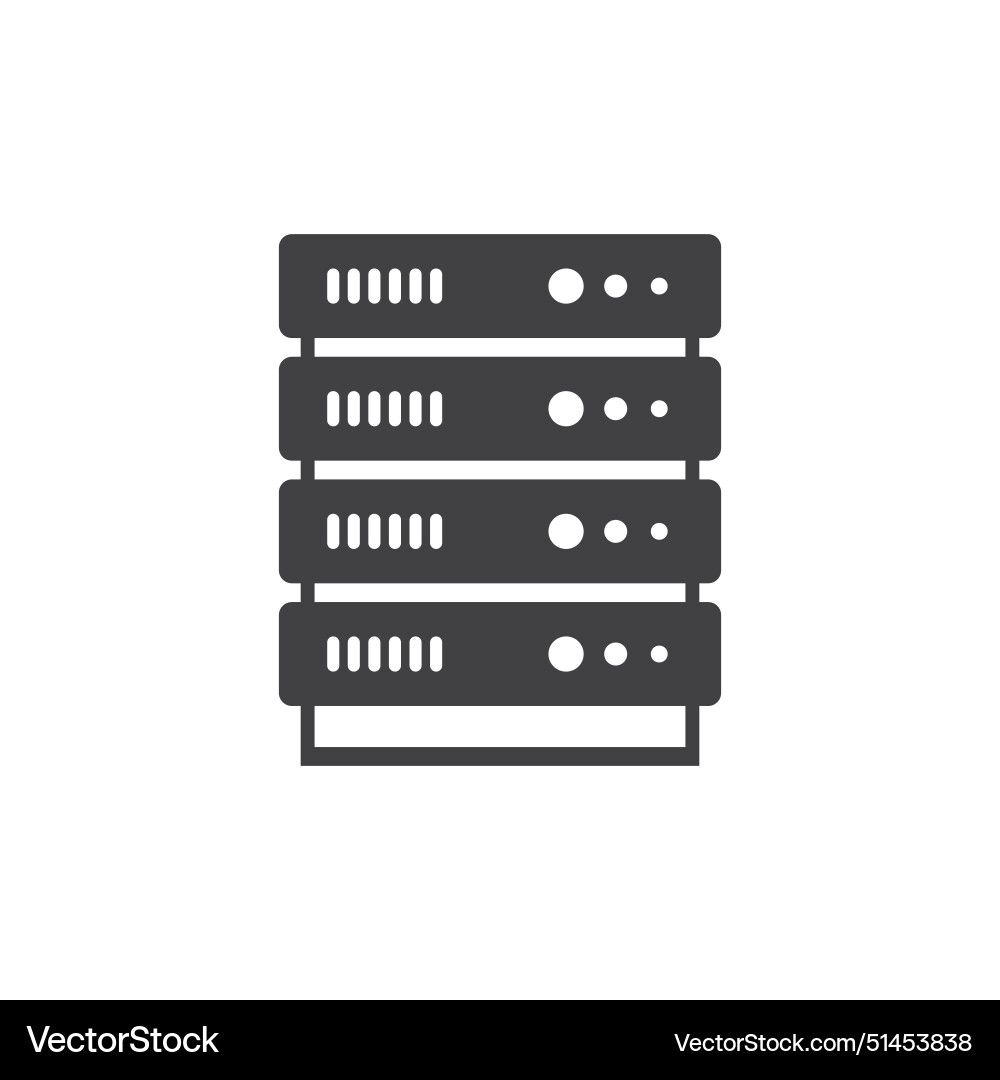 Computer server icon Vector Image