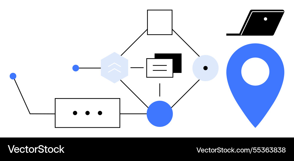Digital connectivity and network integration Digital connectivity and network integration vector image