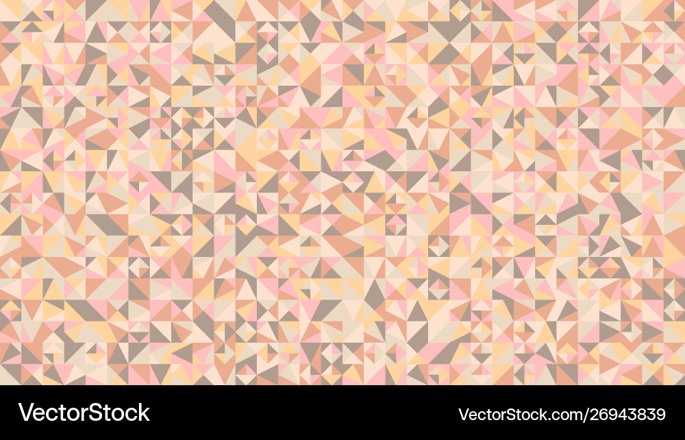 Abstract chaotic colorful triangular mosaic vector image