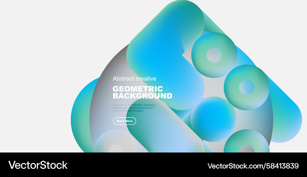 Abstract geometric shapes overlap creating Abstract geometric shapes overlap creating Vector Image
