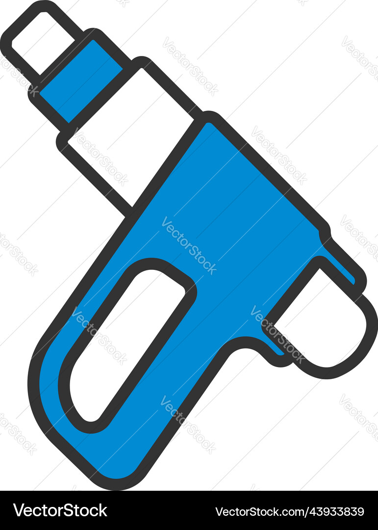 Icon of electric industrial dryer vector image