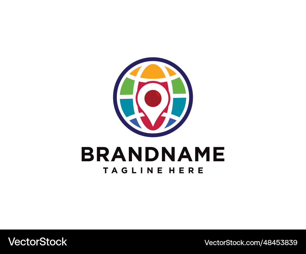 Mark logo location iconmap for maps google Mark logo location iconmap for maps google vector image