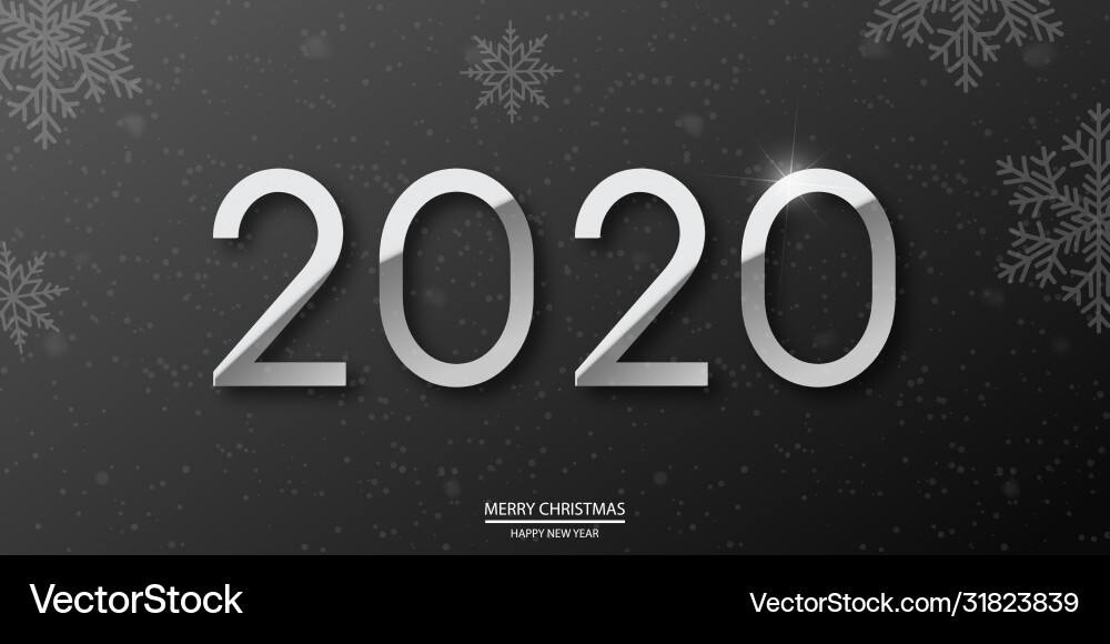 Merry christmas and happy new year card Merry christmas and happy new year card vector image