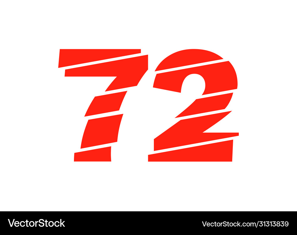 72 Number 72 PNG Transparent Images Free Download | Vector Files