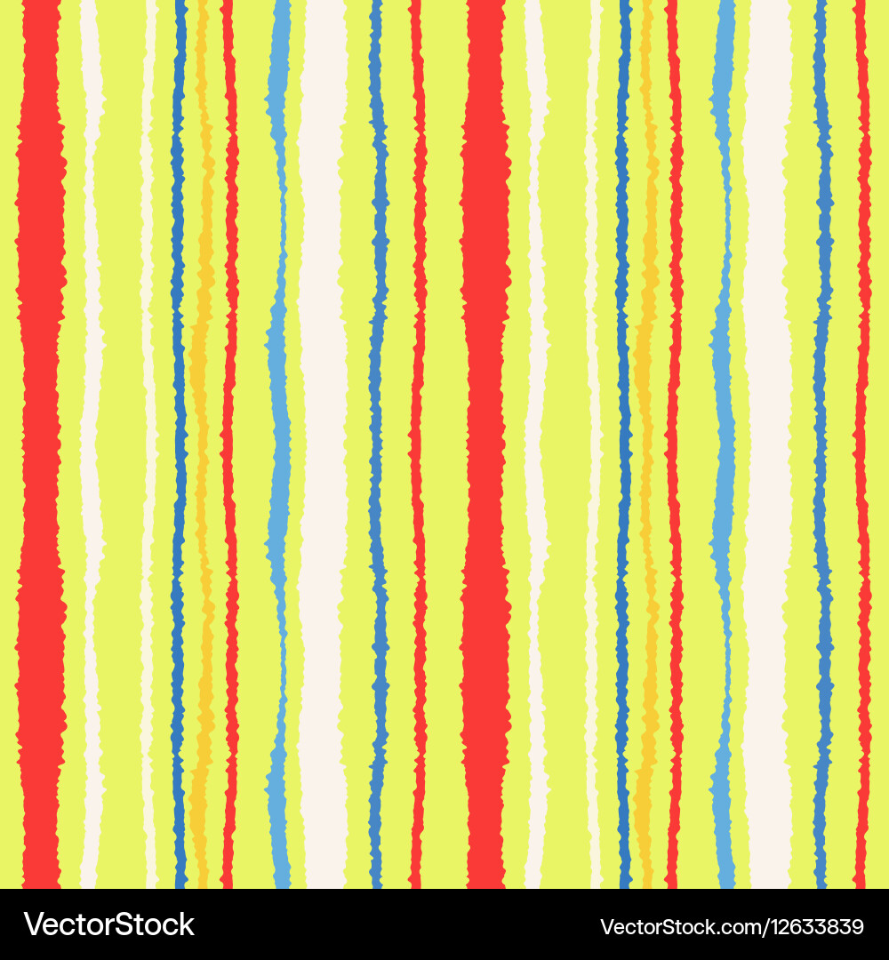 Seamless strip pattern vertical lines with torn vector image