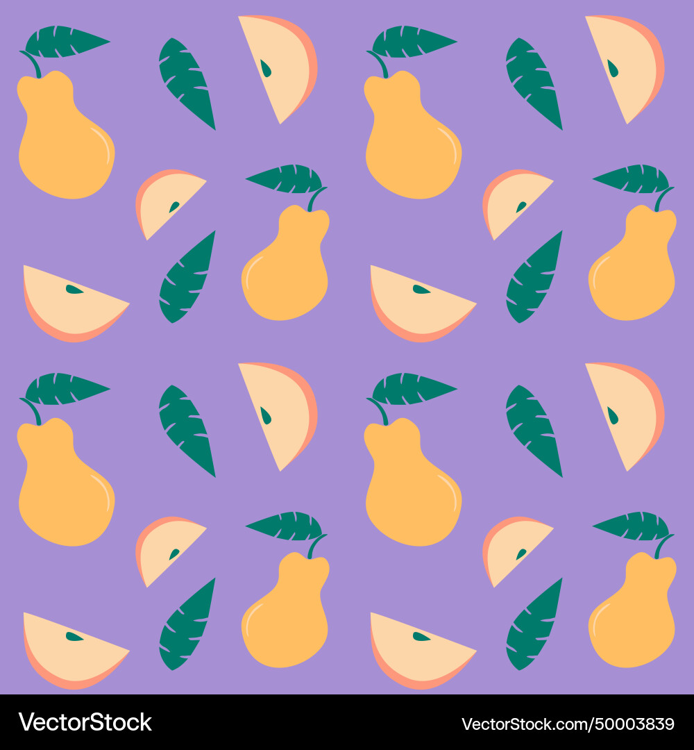 Simple abstract naive fruits seamless pattern Simple abstract naive fruits seamless pattern Vector Image