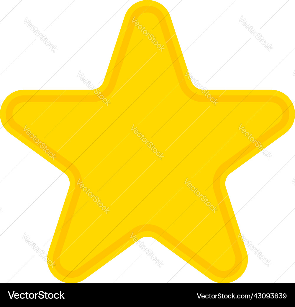 Star shape icon design element symbol Vector Image