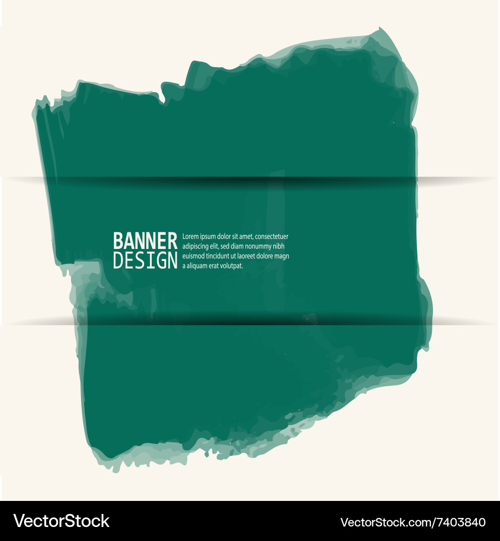 Abstract background with watercolor element vector image