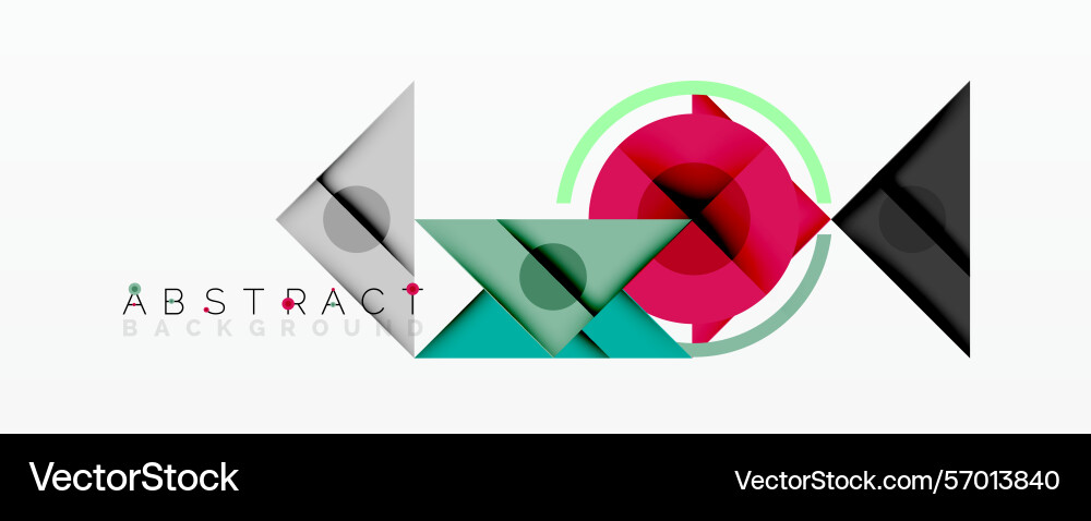 Geometric shapes overlap creating modern design Geometric shapes overlap creating modern design Vector Image
