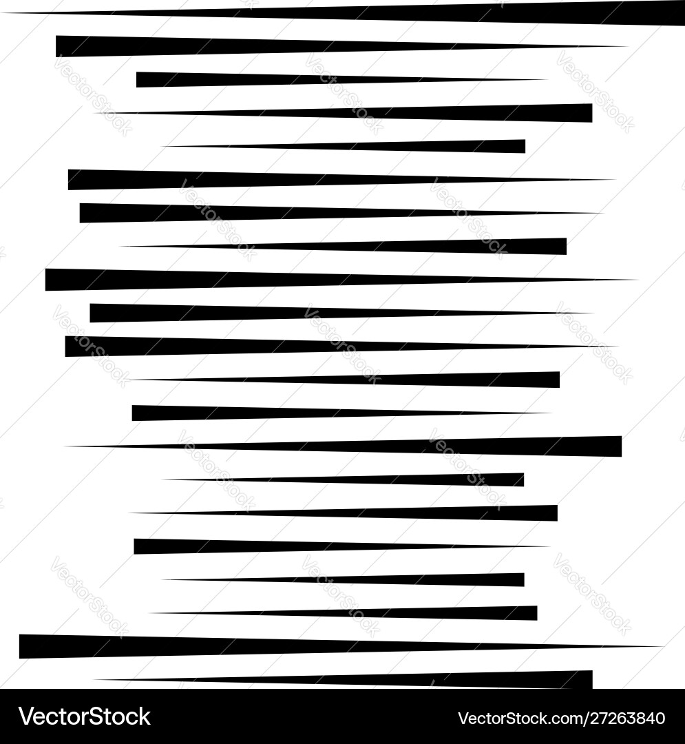 Random lines element horizontal Random lines element horizontal vector image