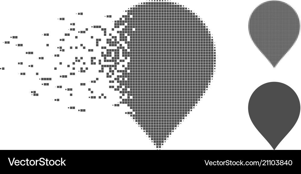 Verteiltes Pixel-Halbton-Mapping-Symbol Verteiltes Pixel-Halbton-Mapping-Symbol vektorbild