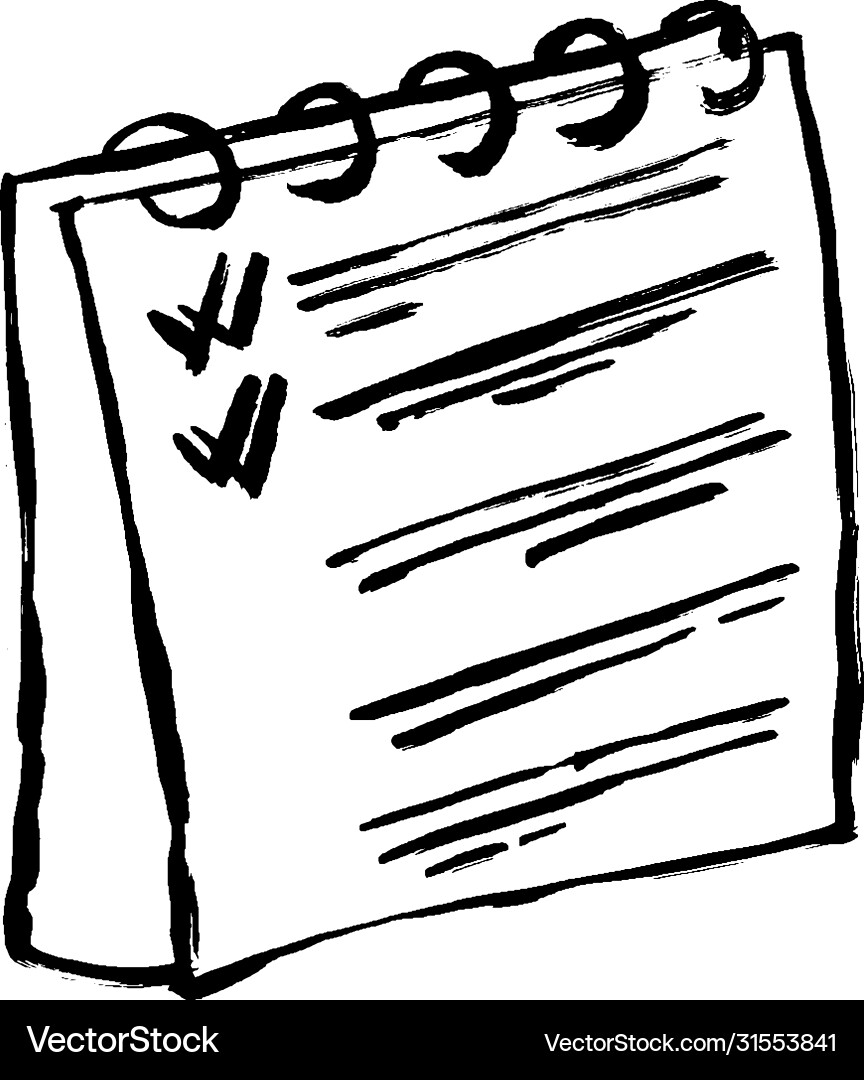 Check list isolated minimal single flat linear Check list isolated minimal single flat linear vector image