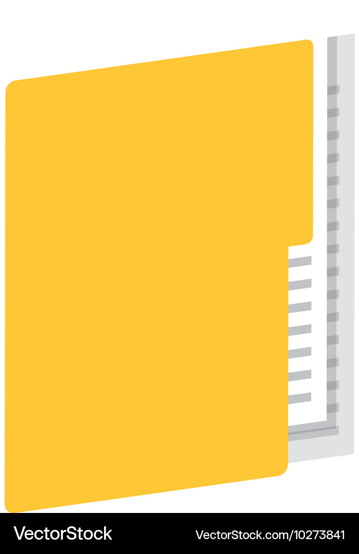 Folder data document icon Vector Image