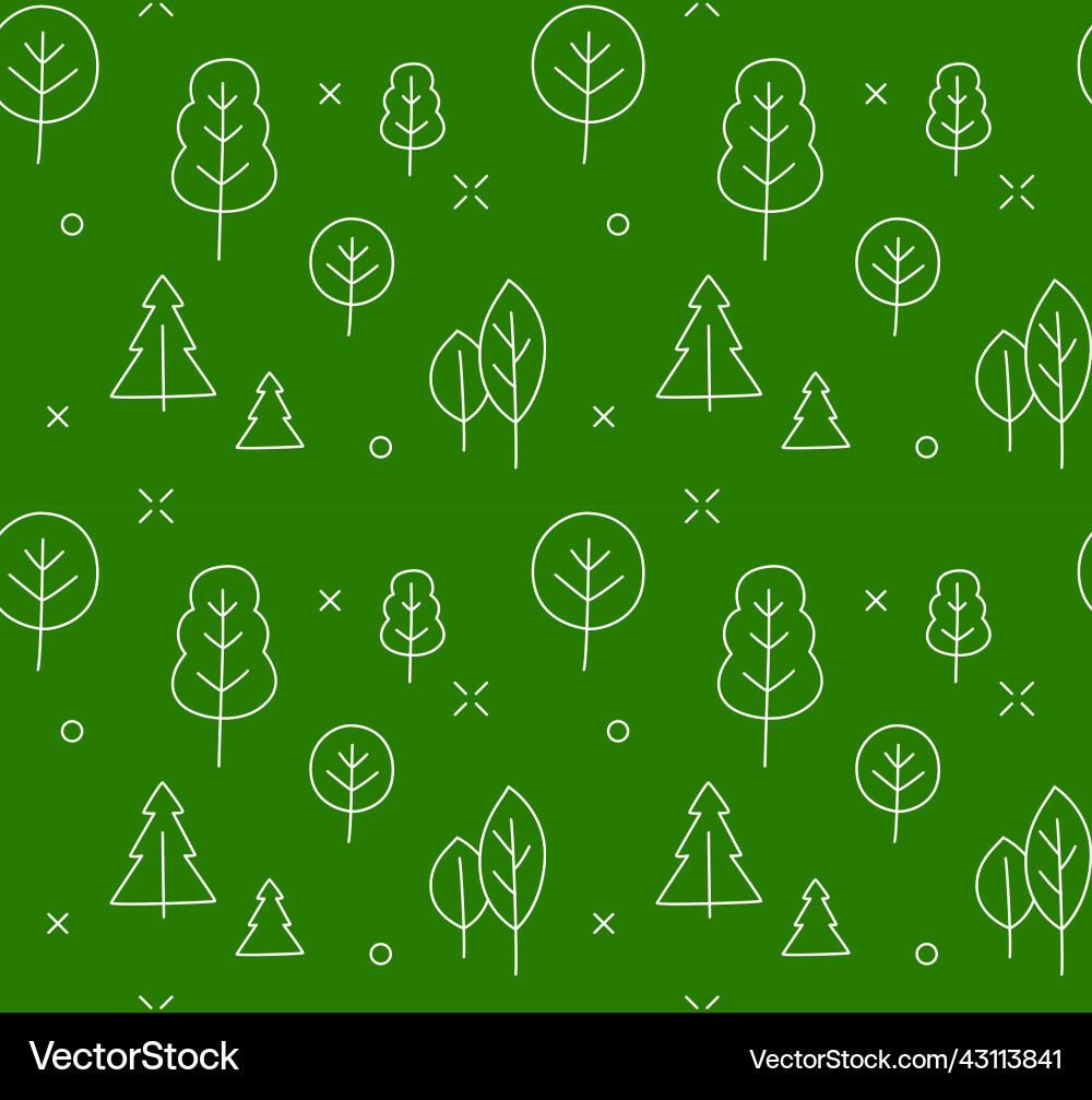 Line icons style seamless pattern Line icons style seamless pattern vector image