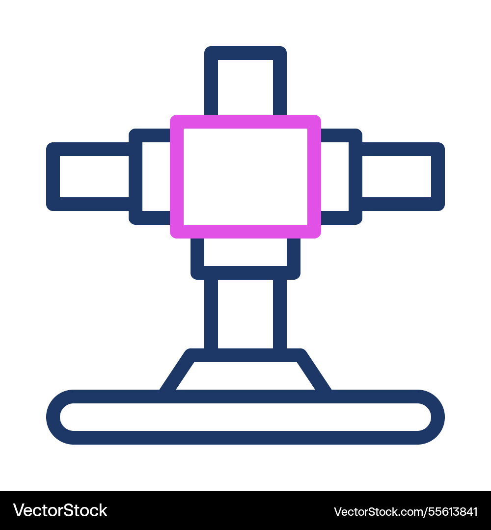 Machine learning model icon for ai technology vector image
