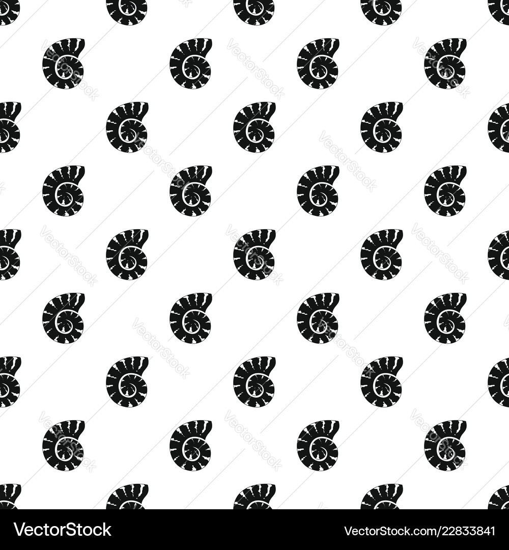 Striped shell pattern seamless Vector Image