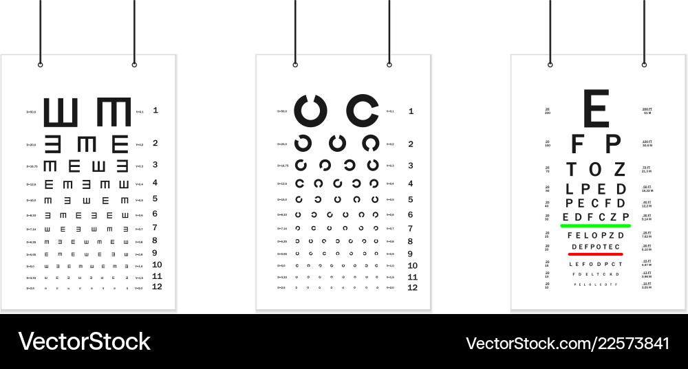 Tests to validate visual acuity within Tests to validate visual acuity within vector image