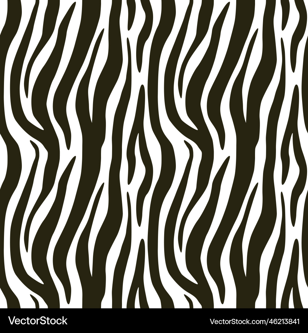 Zebra seamless pattern background Vector Image