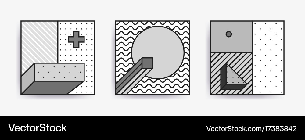 Big collection with editable trendy backgrounds Vector Image