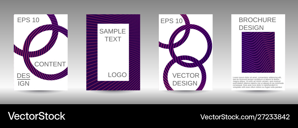 Creative backgrounds with abstract gradient linear vector image