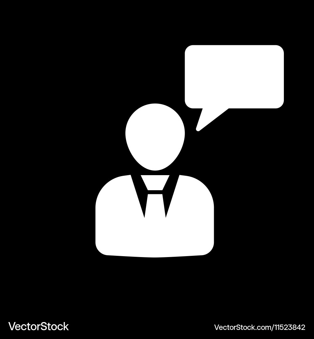 Message icon talking and communication Vector Image