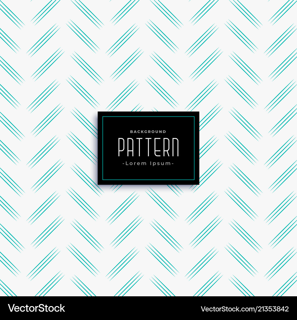 Minimal zig zag style blue line pattern vector image