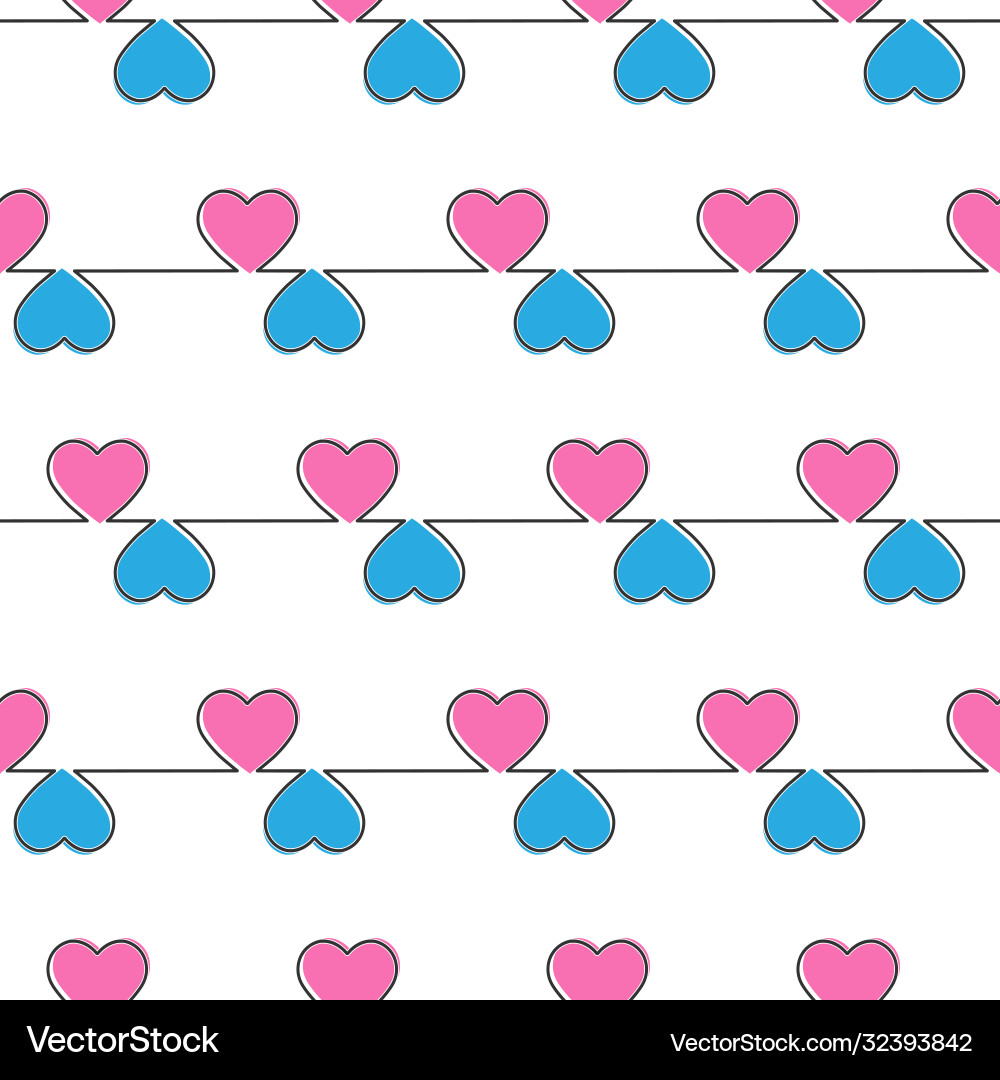 Seamless pattern with heart for simple Seamless pattern with heart for simple vector image